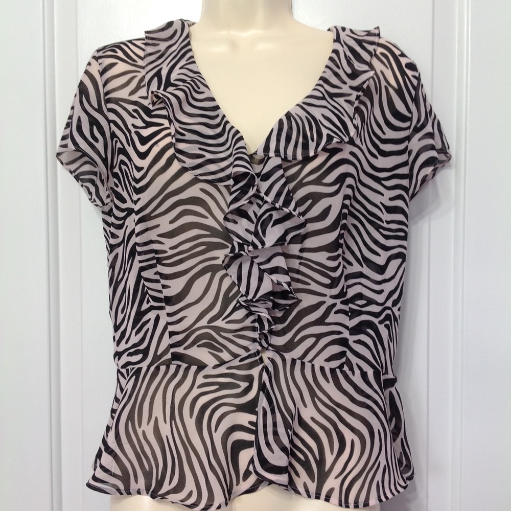 Victoria's Secret Zebra Print Blouse